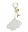LouLou Essentiels Keyring Cloud Gold Colored Keychain white (011)